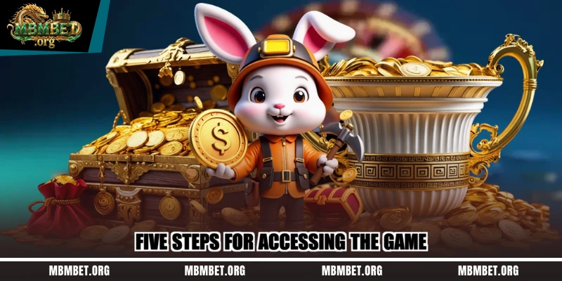 Five steps for accessing the game