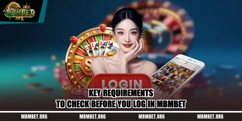 Key requirements to check before you log in Mbmbet