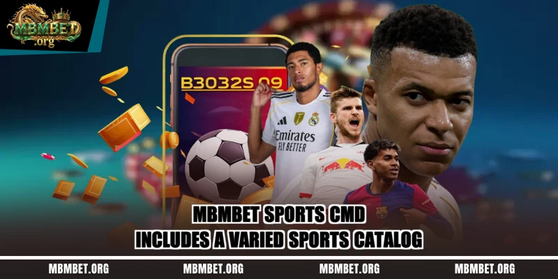 Mbmbet sports CMD includes a varied sports catalog