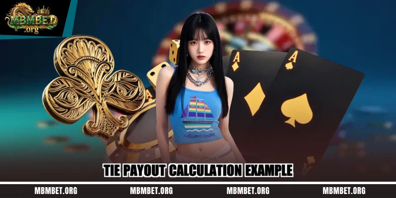 Tie payout calculation example